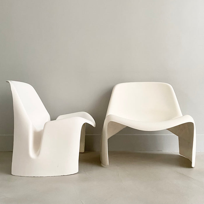 fauteuil luigi colani (x2)