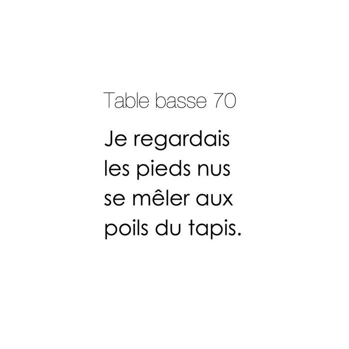 table basse 70