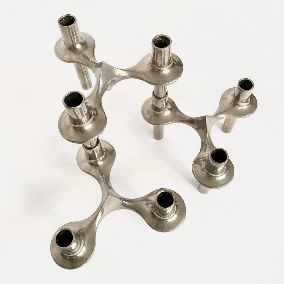 3 bougeoirs Nagel BMF vintage – Icône du design allemand 3 bougeoirs Nagel BMF vintage – Icône du design allemand